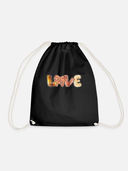 Love Molar Thanksgiving Dentist Dental - Drawstring Bag - black