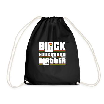 Les éducateurs noirs sont importants pour l’histoire - Sac de sport léger - noir - Devant
