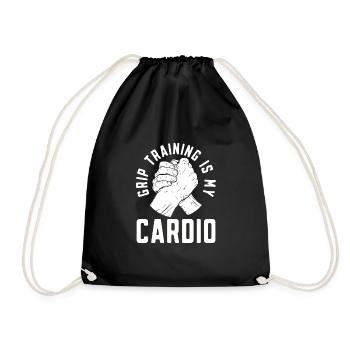 L’entraînement de préhension est mon bras de fer cardio - Sac de sport léger - noir - Devant