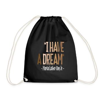 MARTIN LUTHER KING - Sac de sport léger - noir - Devant