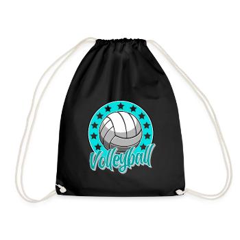 Volley-ball - Sac de sport léger - noir - Devant