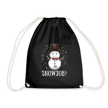 Travail de neige? Joyeux Noël Noël Yulitede - Sac de sport léger - noir - Devant