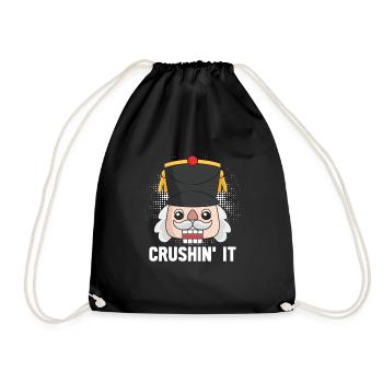 Crushin' It Casse-Noisette Noël Noël Yulitede - Sac de sport léger - noir - Devant