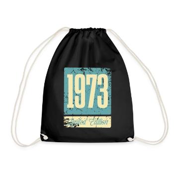 1973 Anniversaire de naissance Année de naissance - Sac de sport léger - noir - Devant
