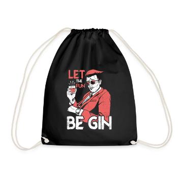 Be Begin - Drawstring Bag - black - Front