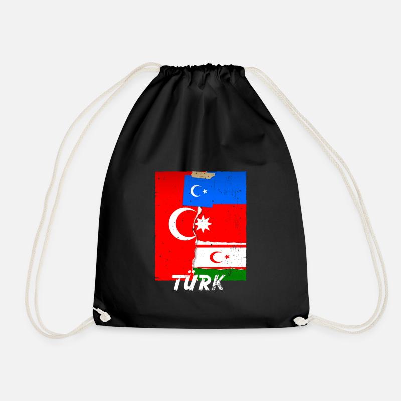 Türk - Turnbeutel - Schwarz