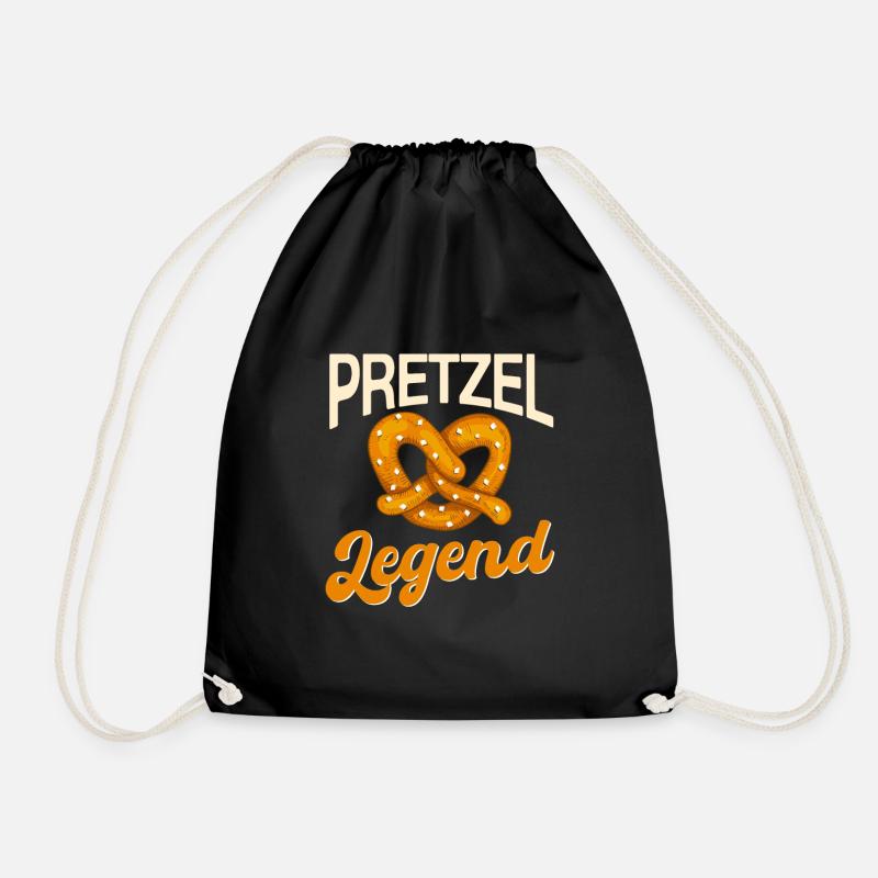 Brezel Legende - Turnbeutel - Schwarz