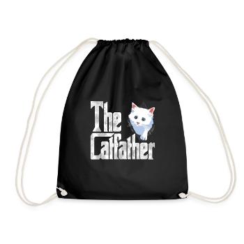 Cat Dad The Catfather Crazy Cat Father Kitty Daddy - Sac de sport léger - noir - Devant
