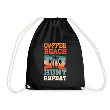Collecte du café et des épaves - Sac de sport léger - noir - Devant