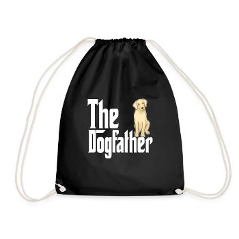 Golden Retriever Dog Dad Dogfather Dogs Daddy Fath - Sac de sport léger - noir - Devant
