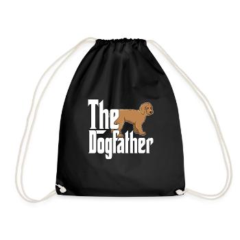 Labradoodle Chien Papa Chien Père Chiens Papa Père Ro - Sac de sport léger - noir - Devant