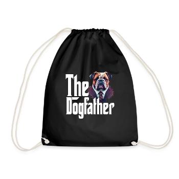 Bulldog Dog Dad Dogfather Dogs Daddy Father Rottie - Sac de sport léger - noir - Devant