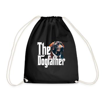 Labrador Retriever Dog Dad Dogfather Dogs Daddy Fa - Drawstring Bag - black - Front