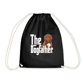 Cockapoo Dog Papa Dogfather Chiens Papa Père Rotti - Sac de sport léger - noir - Devant