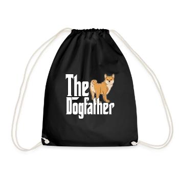 Shiba Inu Chien Papa Chien Père Chiens Papa Père Rott - Sac de sport léger - noir - Devant