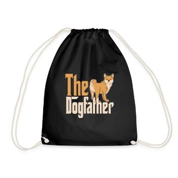 Shiba Inu Chien Papa Chien Père Chiens Papa Père Rott - Sac de sport léger - noir - Devant