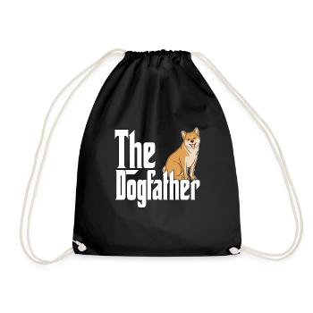 Shiba Inu Chien Papa Chien Père Chiens Papa Père Rott - Sac de sport léger - noir - Devant