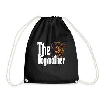 Rottweiler Dog Mom Dogmother Dogs Rottie Mother - Turnbeutel - Schwarz - Vorne