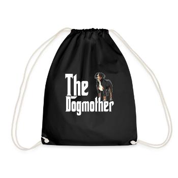 Chien de montagne suisse Maman Chienne Chienne Chiens Maman - Sac de sport léger - noir - Devant