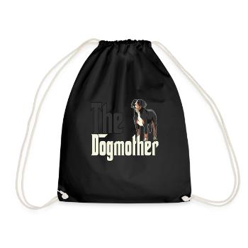 Chien de montagne suisse Maman Chienne Chienne Chiens Maman - Sac de sport léger - noir - Devant