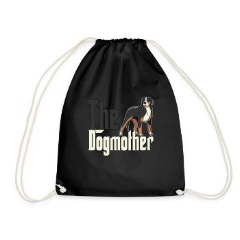 Chien de montagne suisse Maman Chienne Chienne Chiens Maman - Sac de sport léger - noir - Devant