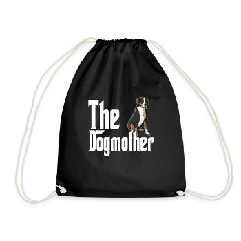 Chien de montagne suisse Maman Chienne Chienne Chiens Maman - Sac de sport léger - noir - Devant