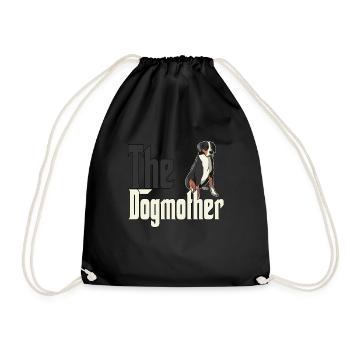 Chien de montagne suisse Maman Chienne Chienne Chiens Maman - Sac de sport léger - noir - Devant