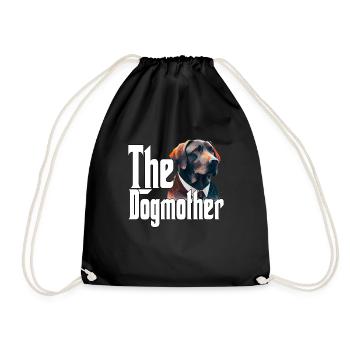 Labrador Retriever Dog Mom Dogmother Dogs Mommy - Drawstring Bag - black - Front
