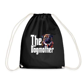 Carlin Chien Maman Chienne Chiens Maman - Sac de sport léger - noir - Devant