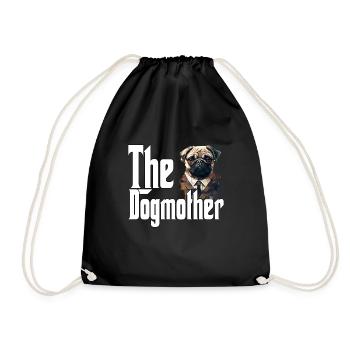 Carlin Chien Maman Chienne Chiens Maman - Sac de sport léger - noir - Devant