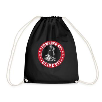 Alimenté par l’huile d’olive - Sac de sport léger - noir - Devant