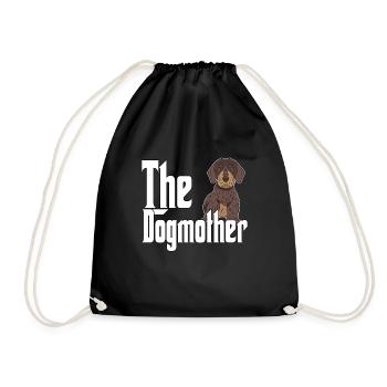 Teckel Chien Maman Chienne Chiens Maman - Sac de sport léger - noir - Devant