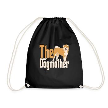 Akita Chien Maman Chienne Chiens Maman - Sac de sport léger - noir - Devant