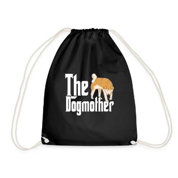 Akita Chien Maman Chienne Chiens Maman - Sac de sport léger - noir - Devant