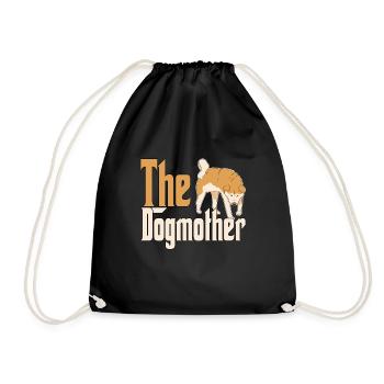 Akita Chien Maman Chienne Chiens Maman - Sac de sport léger - noir - Devant