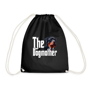 Rottweiler Chien Maman Chienne Chiens Maman Rottie - Sac de sport léger - noir - Devant