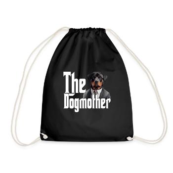 Rottweiler Chien Maman Chienne Chiens Maman Rottie - Sac de sport léger - noir - Devant