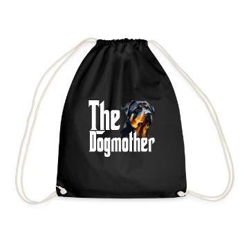 Rottweiler Chien Maman Chienne Chiens Maman Rottie - Sac de sport léger - noir - Devant