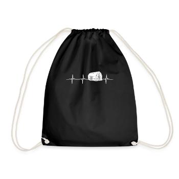 Battements de cœur Big Barn - Sac de sport léger - noir - Devant