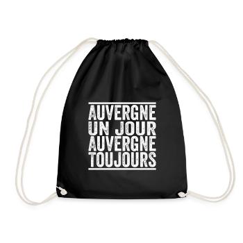 auvergnat un jour auvergnat toujours - Sac de sport léger - noir - Devant