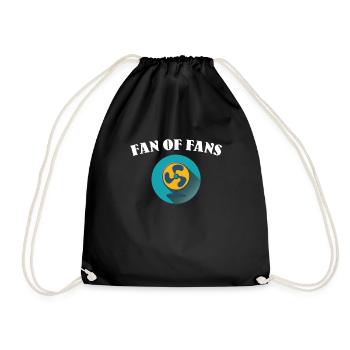 Retro Ferry Clothing Container Ship - Drawstring Bag - black - Front