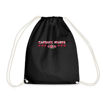 Retro Ferry Clothing Container Ship - Drawstring Bag - black - Front