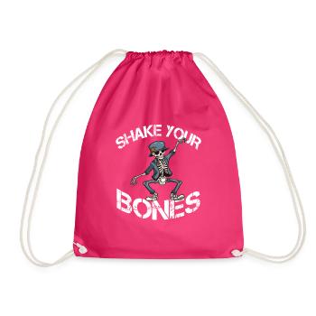 Secouez votre squelette osseux en disant Lusitg - Sac de sport léger - fuchsia - Devant
