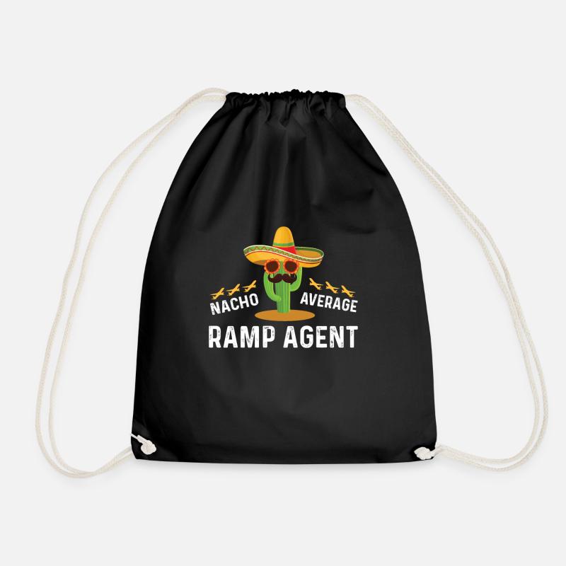 Nacho Average Ramp Agent Cino De Mayo - Turnbeutel - Schwarz