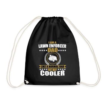Entretien de la pelouse Papa Jardinage Fête des pères - Sac de sport léger - noir - Devant