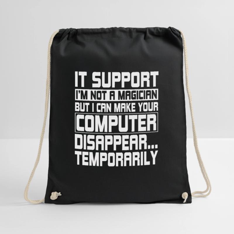Funny IT Support Computer Engineer Drawstring Bag