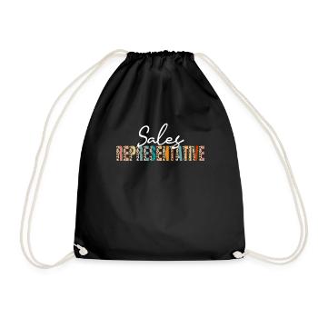Sales representative - Drawstring Bag - black - Front