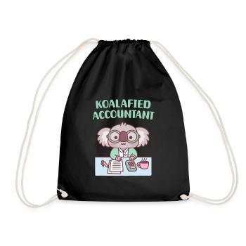 Joli Koala Koalafied Accountant Pun - Sac de sport léger - noir - Devant