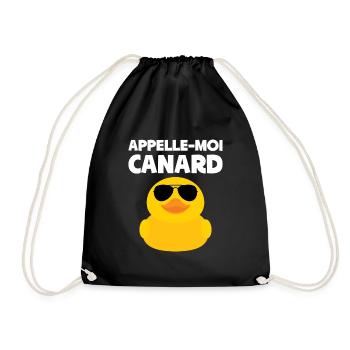 Appelle-moi Canard - Sac de sport léger - noir - Devant