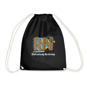 Funny Registered Nurse Humor - Drawstring Bag - black - Front